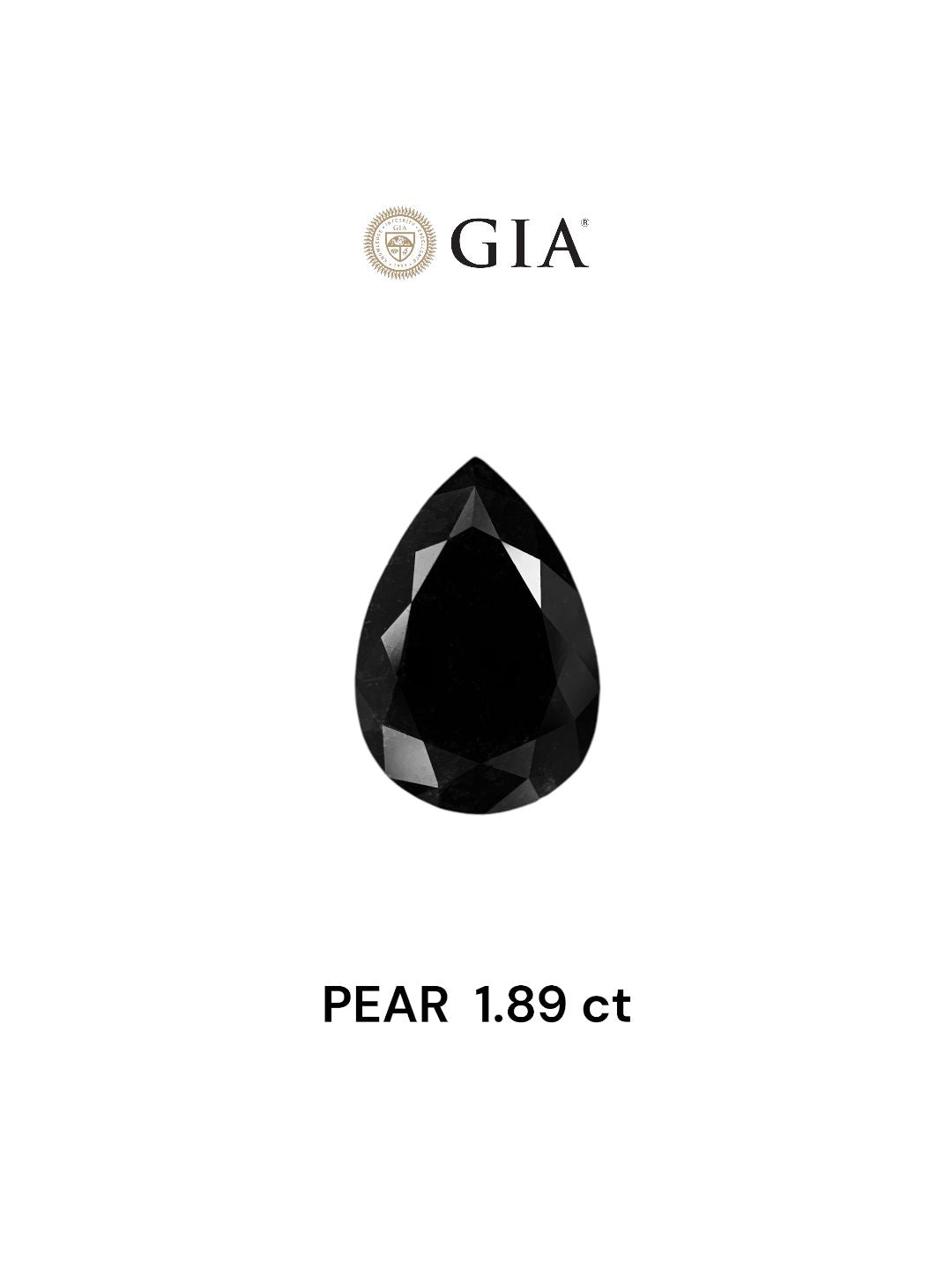 1.89 Carats PEAR Diamond