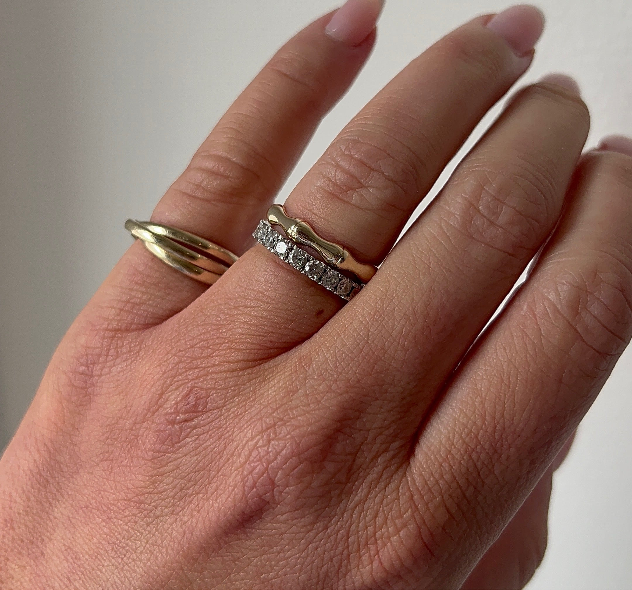 Bamboo Eternity Ring