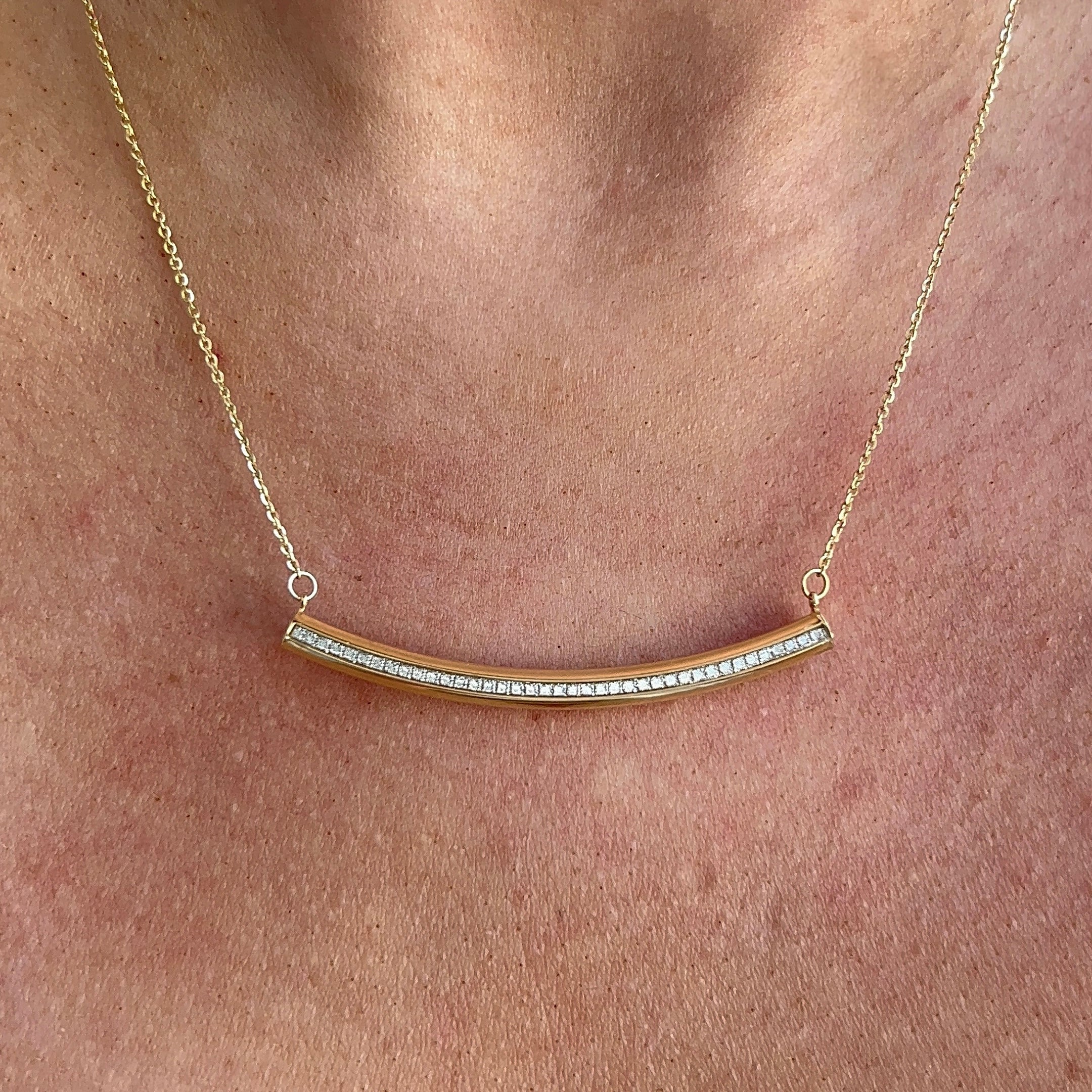 Between the Lines Bar Necklace